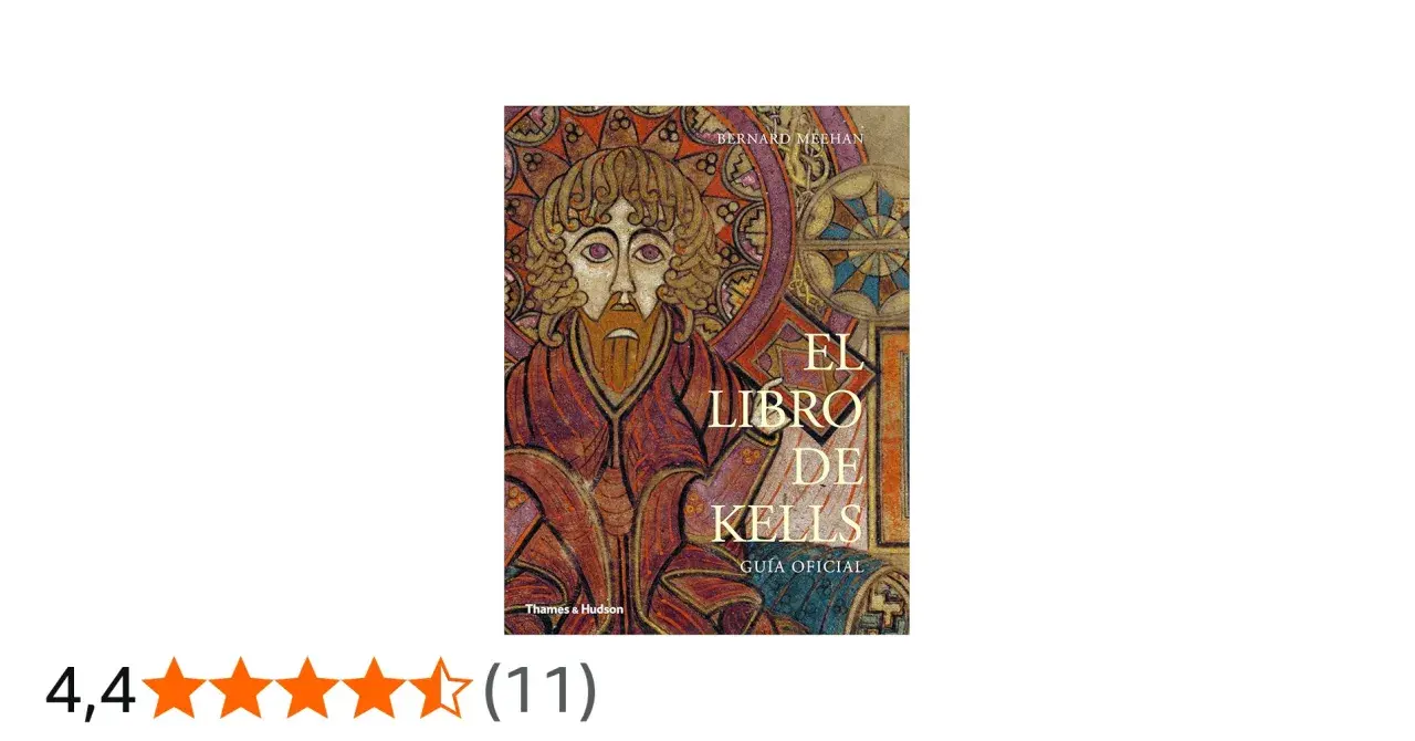 Portada de "El Libro de Kells" de Bernard Meehan, guía oficial del famoso manuscrito del Trinity College.
