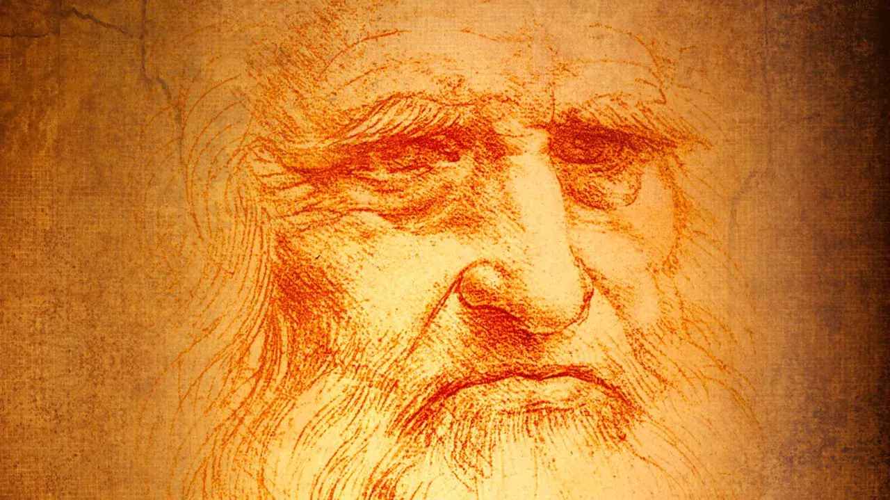 Un boceto en sanguina de Leonardo da Vinci, revelando datos curiosos de su genio.