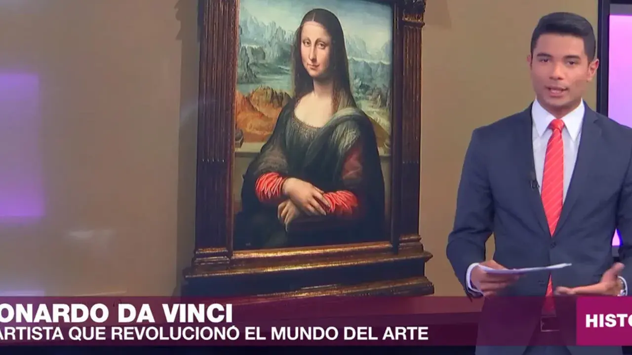 Presentador habla sobre que fue Leonardo da Vinci, el genio detrás de la Mona Lisa, un artista que revolucionó el mundo del arte.