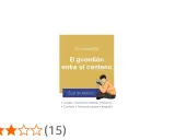 Portada de "El guardián entre el centeno" con un joven leyendo. Incluye guía de lectura, análisis y resumen.