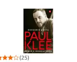 Portada de libro "Paul Klee: Genio e Regolatezza" de Gregorio Botta, con retrato del artista.