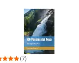 100 Poesías del Agua", un recopilatorio de Lorenzo Correa, con una cascada imponente.