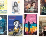 Colección de portadas de libros, incluyendo "Las Hermanas Invierno" y "El Canto del Bosque", ideales como libros para 13 años.