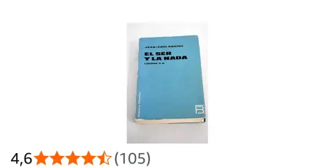 Libro "El ser y la nada" de Jean-Paul Sartre, un clásico de la filosofía existencialista.