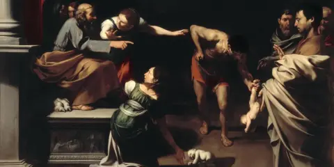 El Juicio de Salomón, obra de José de Ribera, muestra la sabiduría del rey al decidir la maternidad de un bebé.
