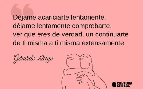 Poemas para pensar: "Déjame acariciarte lentamente, comprobarte, ver que eres de verdad..." de Gerardo Diego.