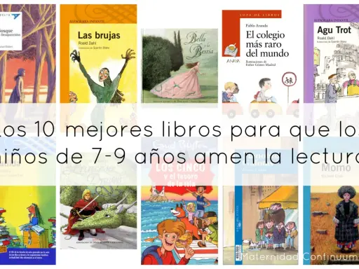 Colección de portadas de libros infantiles, ideales como cuentos para niños de 6 a 8 años. Incluye títulos como "Las brujas" y "El bosque de los desaparecidos".