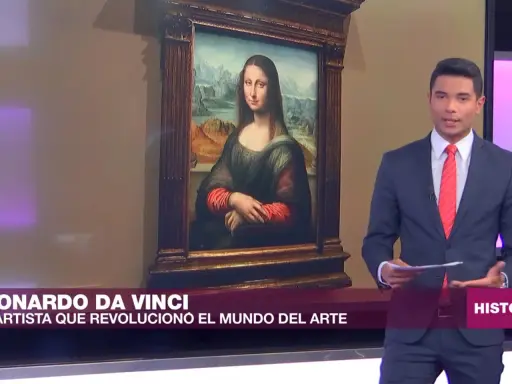 Presentador habla sobre que fue Leonardo da Vinci, el genio detrás de la Mona Lisa, un artista que revolucionó el mundo del arte.