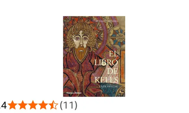 Portada de "El Libro de Kells" de Bernard Meehan, guía oficial del famoso manuscrito del Trinity College.