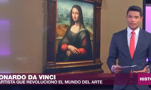 Presentador habla sobre que fue Leonardo da Vinci, el genio detrás de la Mona Lisa, un artista que revolucionó el mundo del arte.